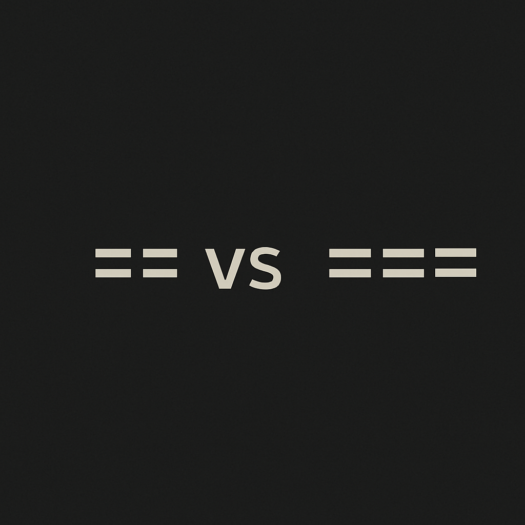 == vs === in JavaScript: What’s the Difference and When to Use Them