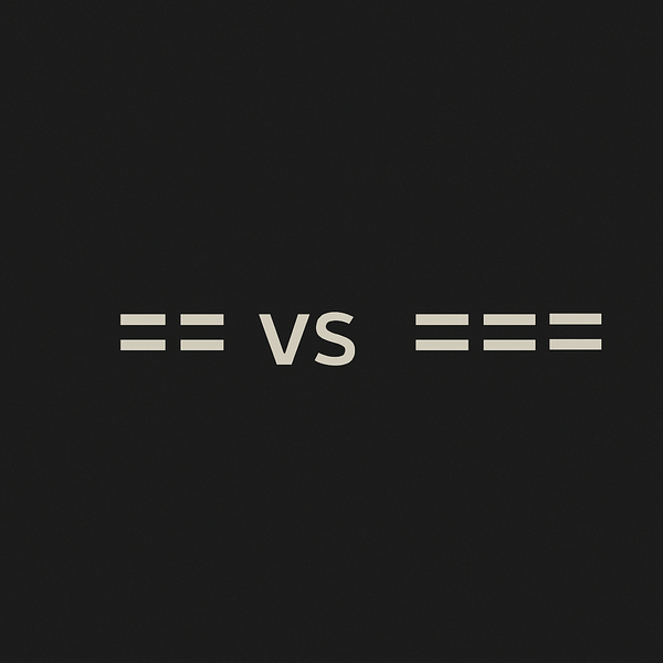 == vs === in JavaScript: What’s the Difference and When to Use Them